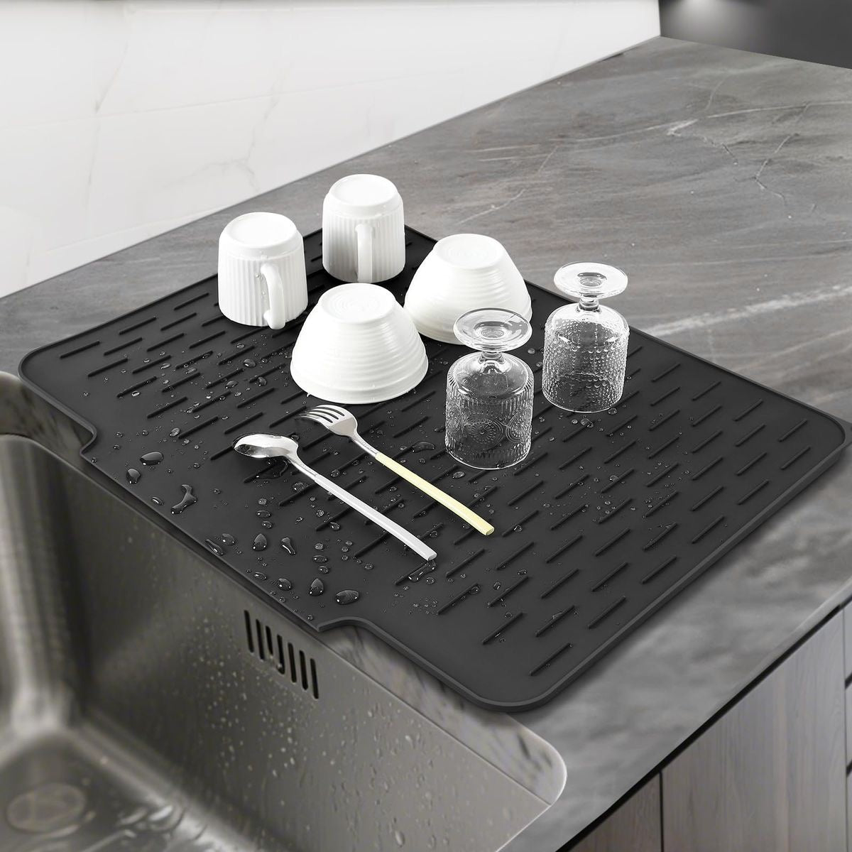 Silicon dish driying mat✨