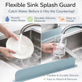 Kitchen sink splash guard