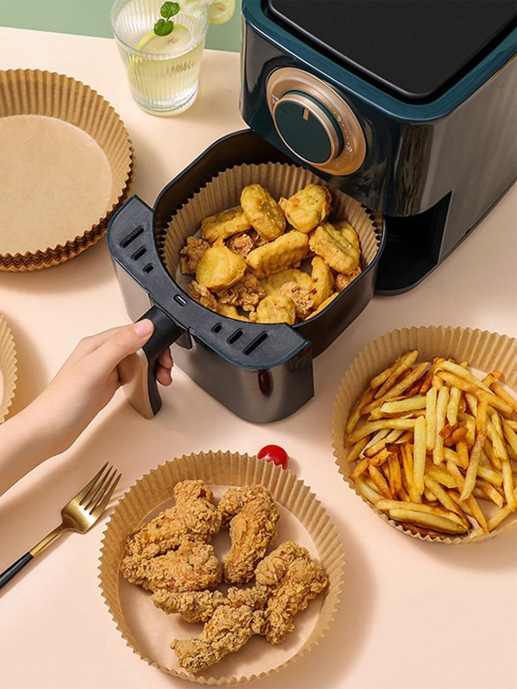 Disposable air fryer paper liners (100 pcs)