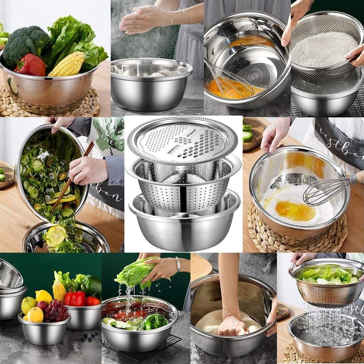 multi-purpose kitchen bowl set